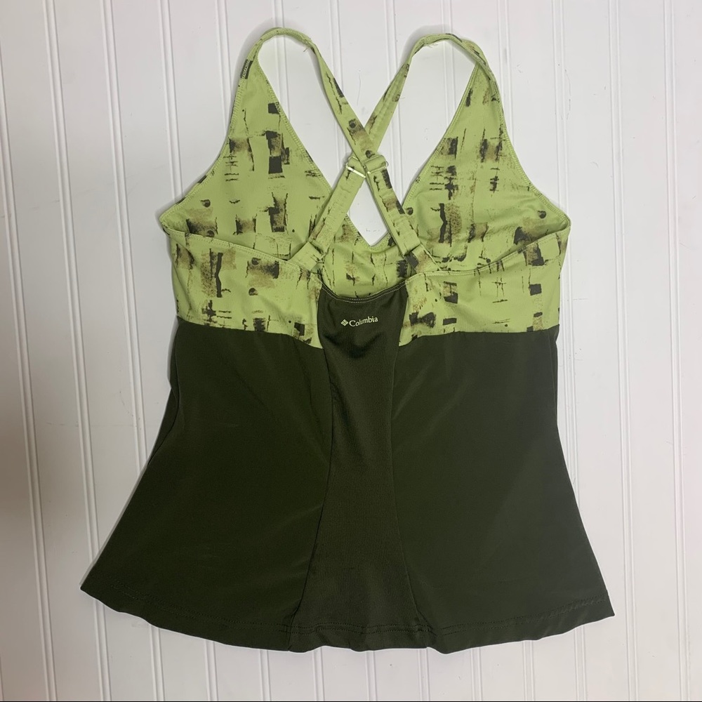 Columbia Light & Dark Green Razor Back Tank - Picture 7 of 14
